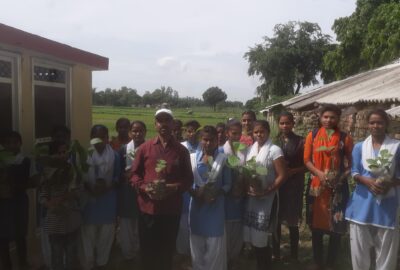 Plantation with girls